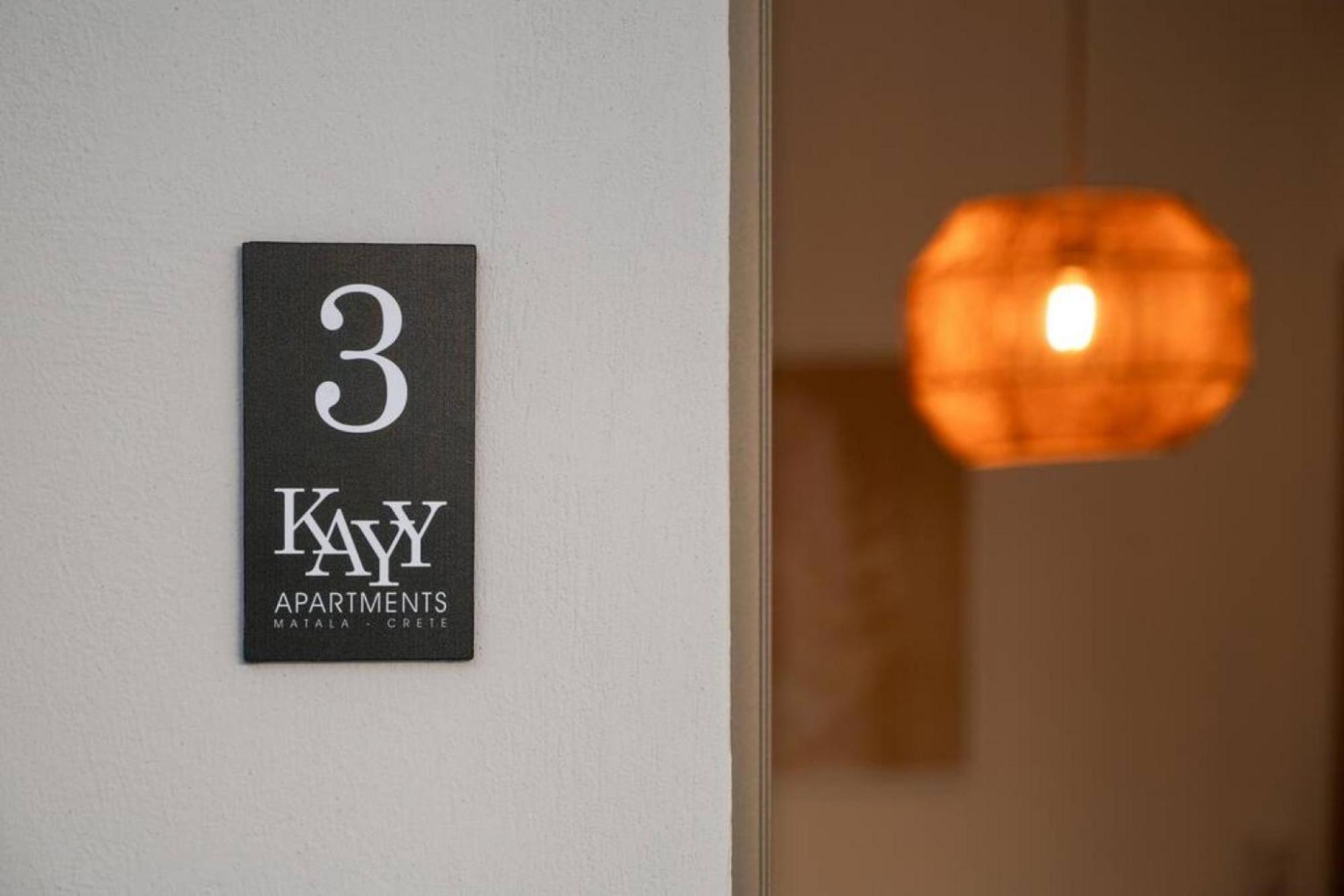 Kayy Apartments 3 In Matala מראה חיצוני תמונה